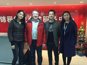 愛爾蘭CRONIN ENERGY來訪錦程在線服務公司